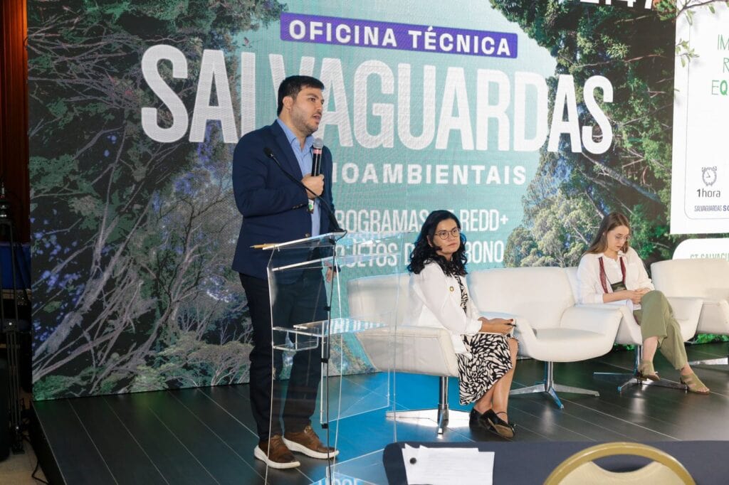 Leonardo Carvalho destaca importante apoio técnico dado pela Noruega e Pnud aos Estados da Amazônia no processo de elegibilidade aos padrões internacionais de certificação. Foto: Marco Aurélio