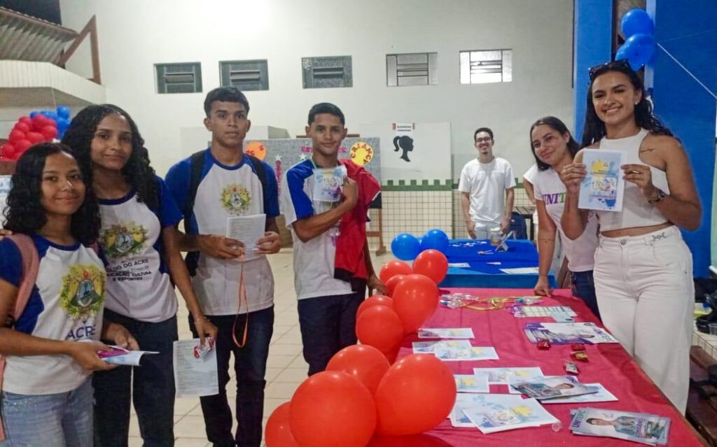 Ação envolveu alunos da rede pública estadual da área de fronteira. Foto: Arquivo Pessoal