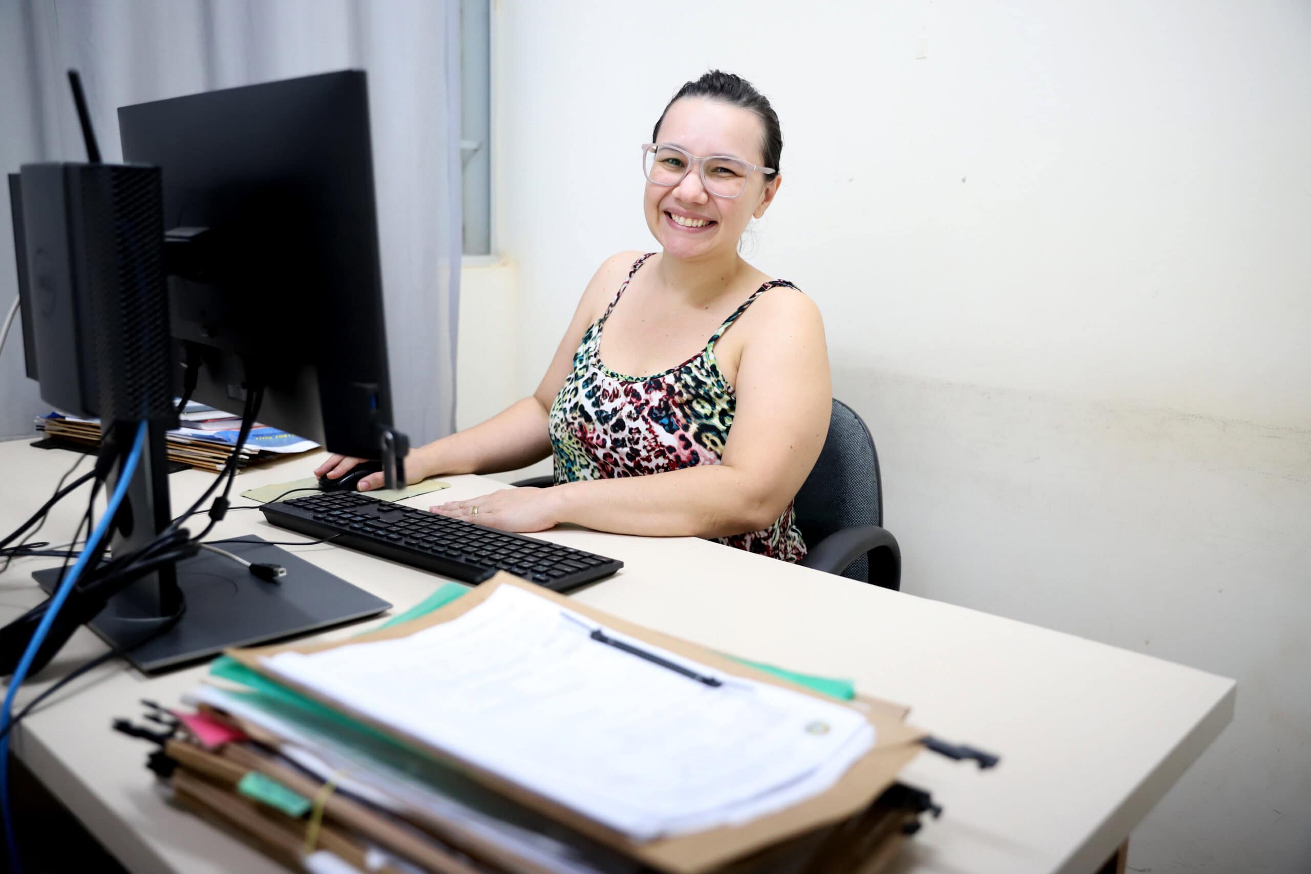 Concurso conta com vagas para vagas de Apoio Administrativo Educacional para atuação na escolas da rede de ensino. (Foto: Mardilson Gomes/SEE)