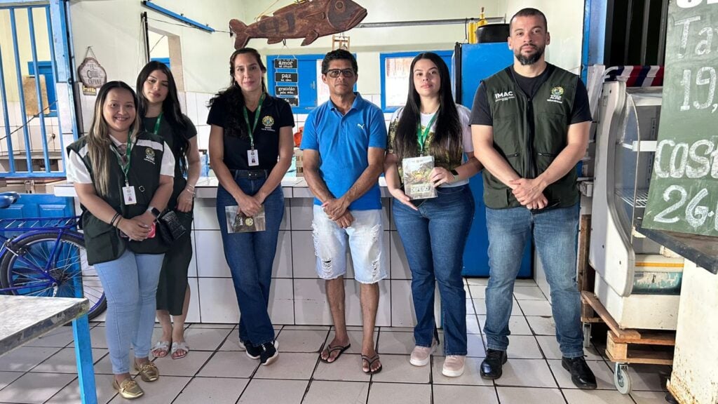 Pescadores receberam bem equipes que levaram informação sobre período de defeso. Foto: cedida