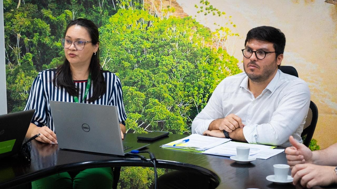 Estruturação das câmaras técnicas foi uma das pautas da reunião presidida pela Sema. Foto: Uêslei Araújo/Sema