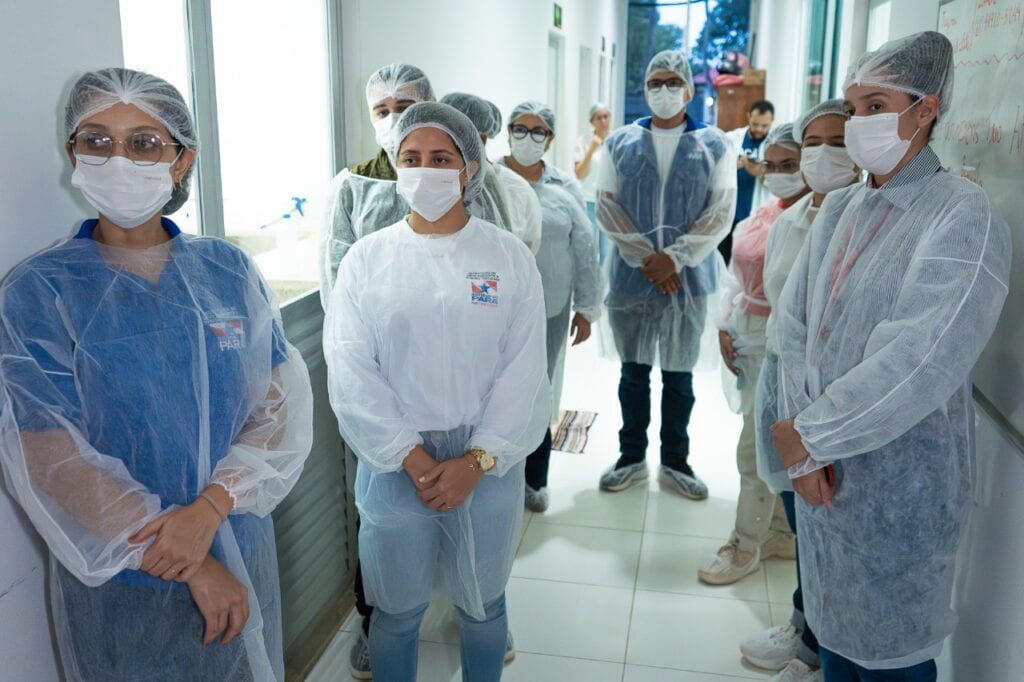 Gestores do Pará conheceram as instalações da biofábrica, onde são produzidas as mudas. Foto: Uêslei Araújo/Sema