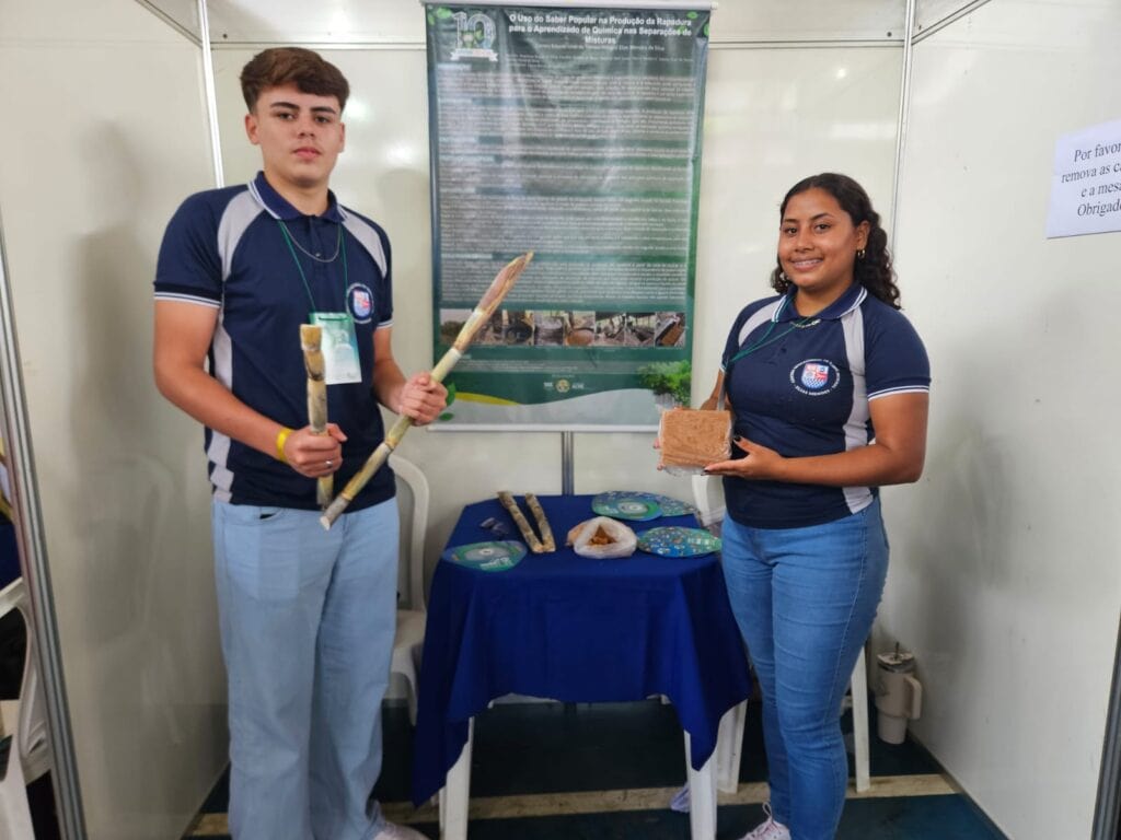 Alunos de escola do Amazonas apresentaram trabalho na mostra Viver Ciência. Foto: Stalin Melo/SEE