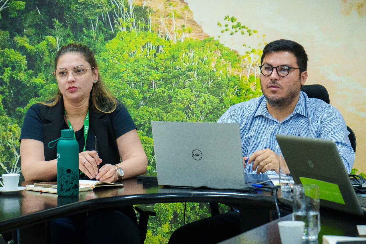 Reunião tratou da prestação de contas do Femaf e do Plano Anual de Investimento para 2025. Foto: Uêslei Araújo/Sema