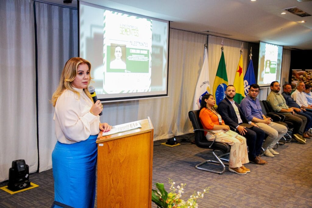 Presidente da Funtac, Iuçara Souza. Foto: Neto Lucena/Secom