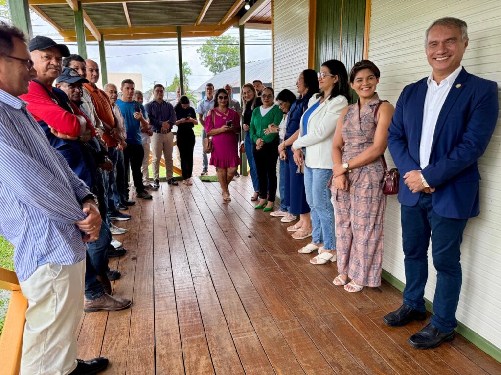 Presidente da FEM, Minoru Kinpara, destaca a importância da revitalização de espaços culturais em todo o estado. Foto: Lucas Dutra/FEM