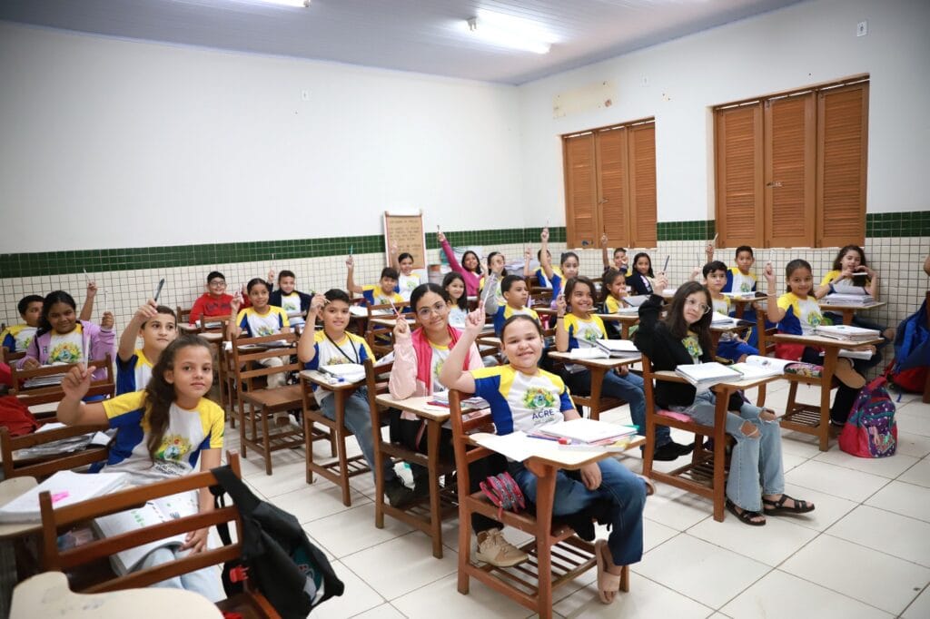 Programa Escola Segura alcançou alunos de todas as modalidades da rede estadual. Foto: Mardilson Gomes/SEE