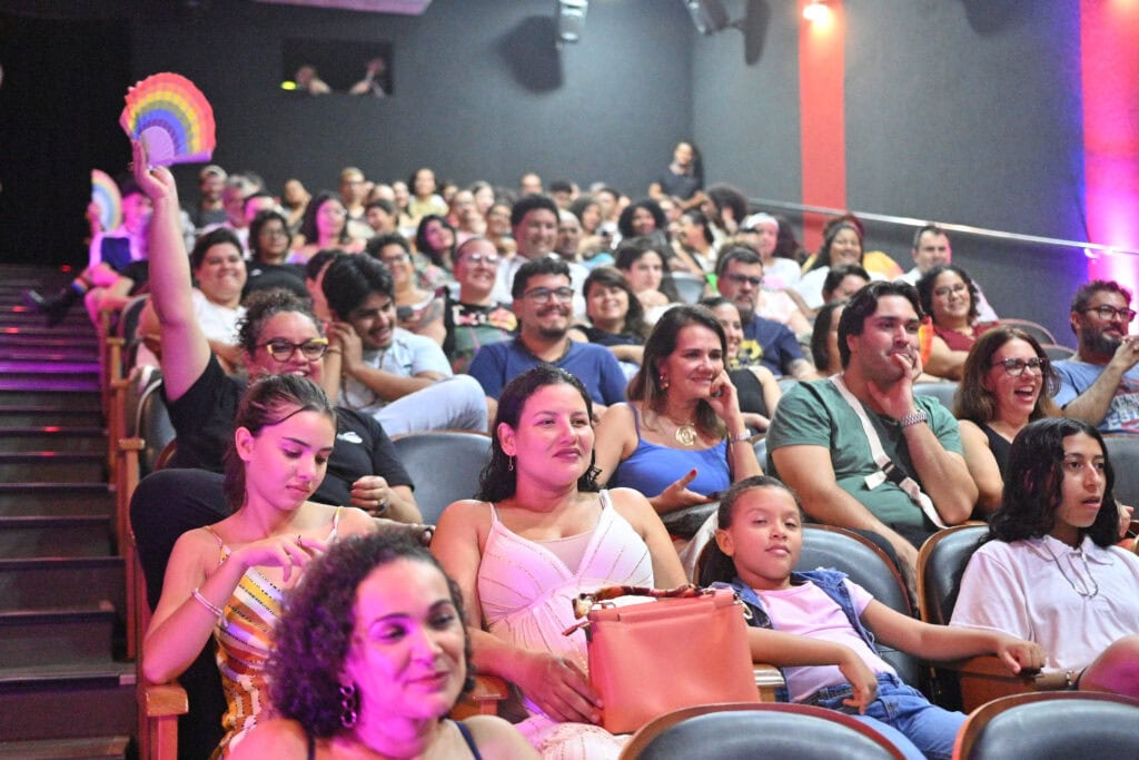 Exibição de filmes e curtas LGBTQIAPN+ chamou atenção de membros da comunidade e simpatizantes. Foto: Ingrid Kelly/Secom