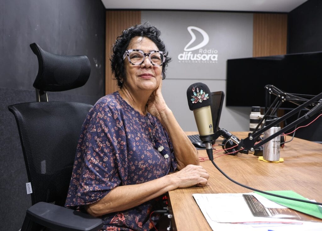 Nilda Dantas é considerada a Rainha do Rádio Acreano. Foto: Pedro Devani/Secom