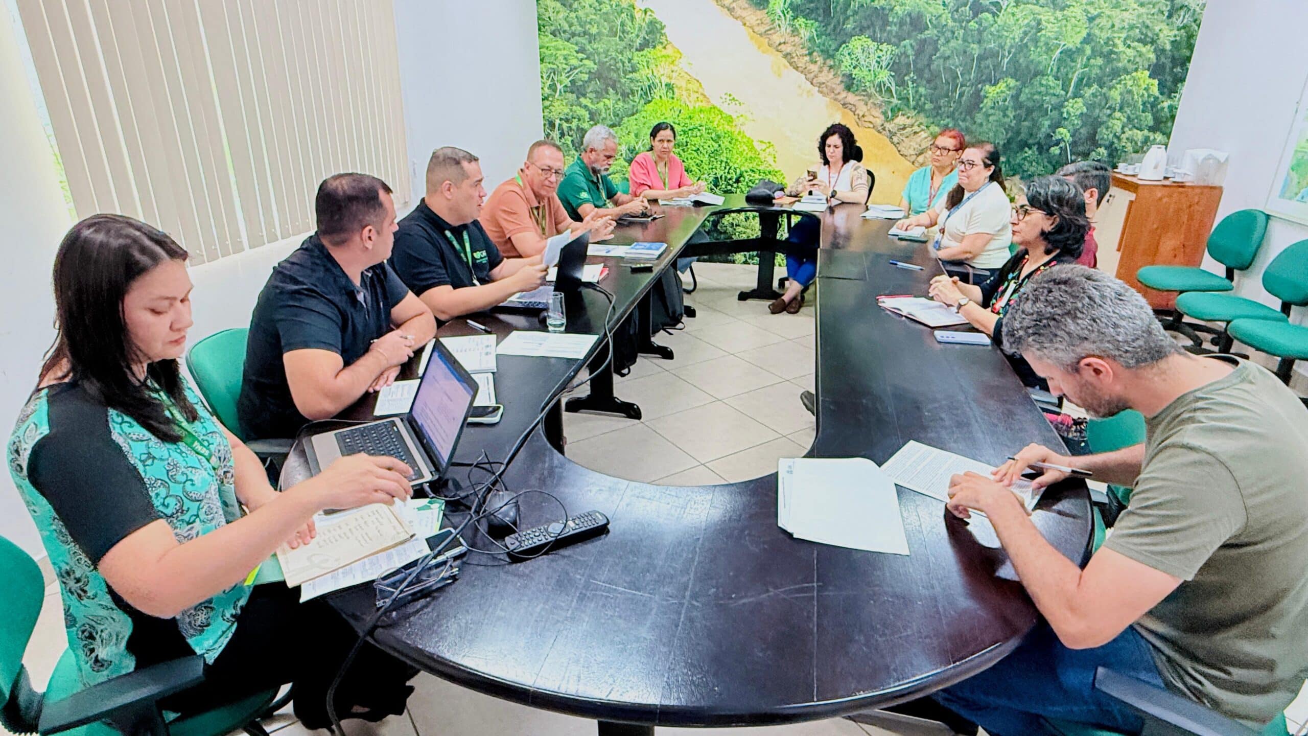 Membros também trataram sobre regulamentação do licenciamento ambiental para atividades com potencial arqueológico. Foto: Uêslei Araújo/Sema