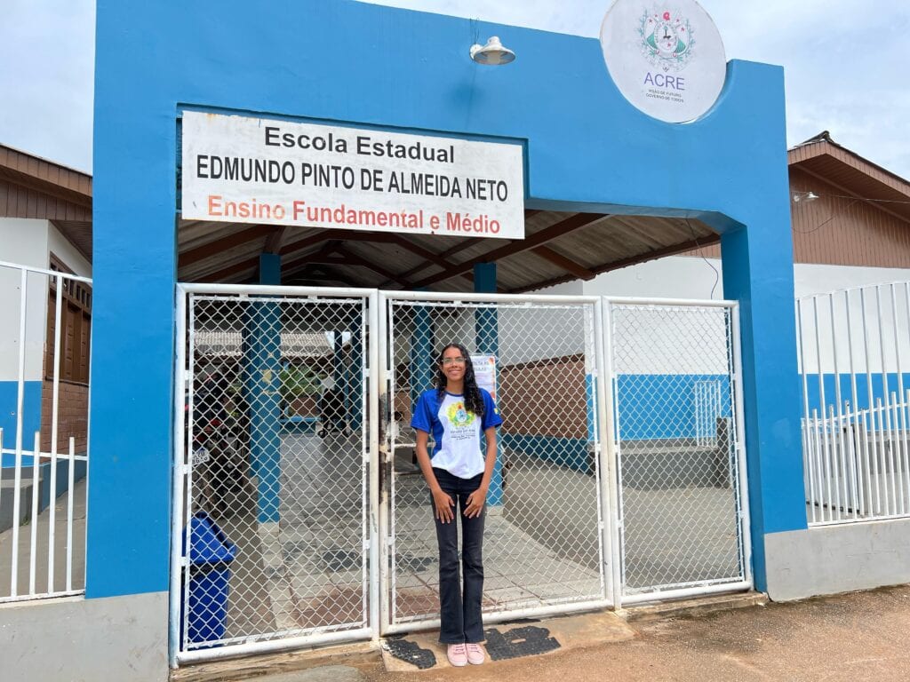 Aprovada em dois cursos na Ufac, Wellen Ferreira vai optar por medicina. Foto: Jorge Willian/SEE