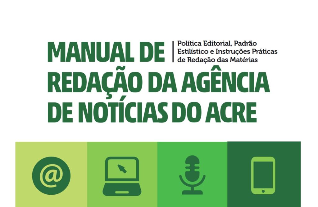 Manual de Redação da Agência de Notícias do Acre