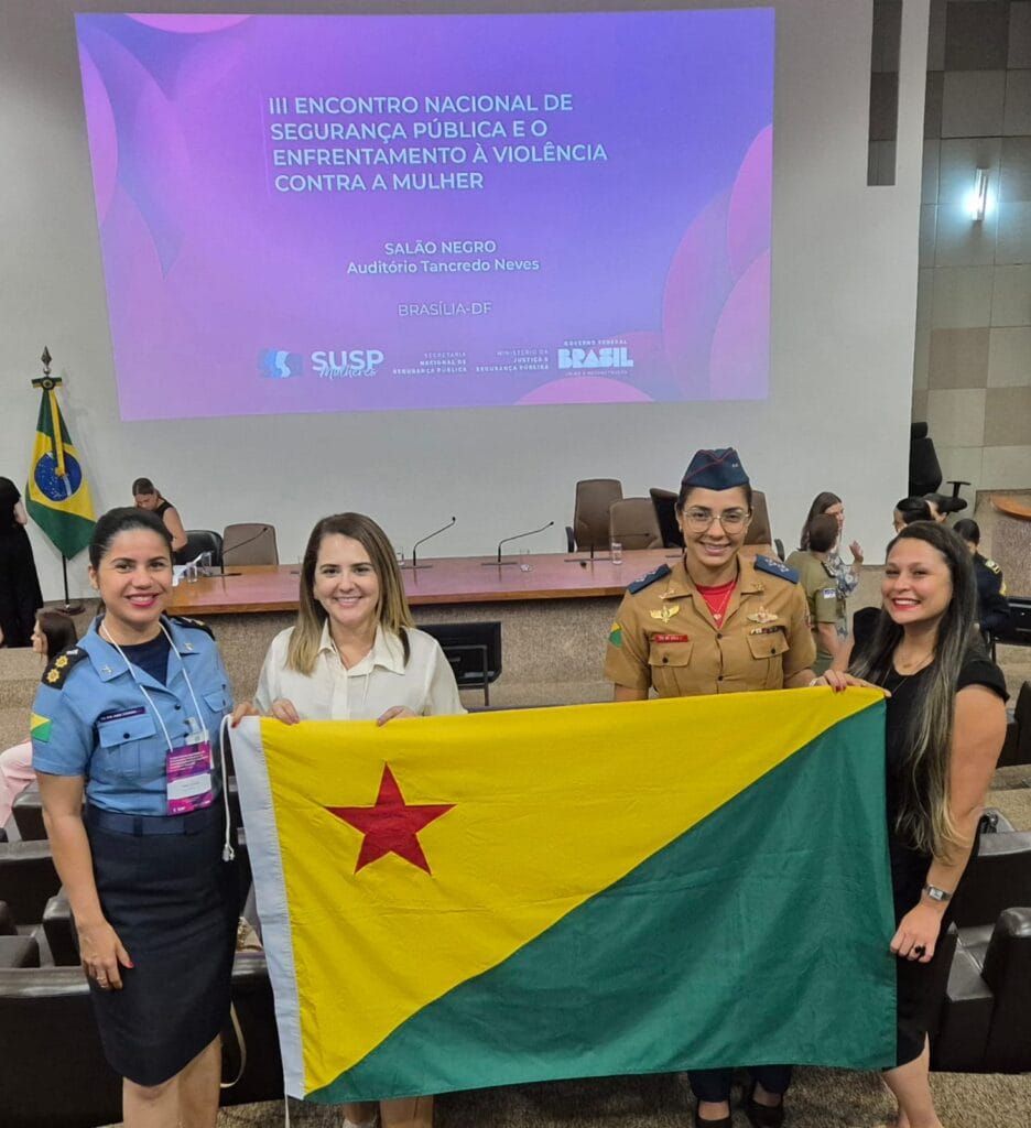 Delegadas, policiais e bombeiras compartilham experiências e estratégias para fortalecer a proteção das vítimas e o trabalho das forças de segurança. Foto: cedida.