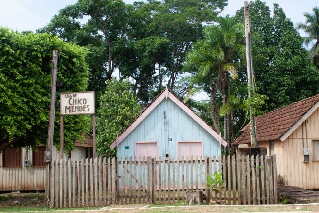 Casa de Chico Mendes tornou-se ponto turístico do munícipio. Foto: Alice Leão/Seet