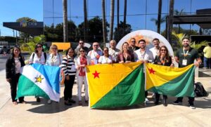 Equipe do Acre defende propostas na 5ª Conferência Nacional do Meio Ambiente, em Brasília. Foto/Cedida