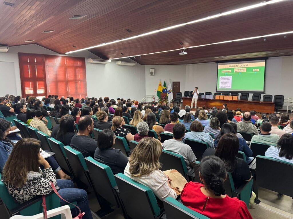 Equipes gestoras das escolas estaduais se reúnem para o último dia da 2ª Jornada Pedagógica. Foto: Douglas Bocardi/SEE