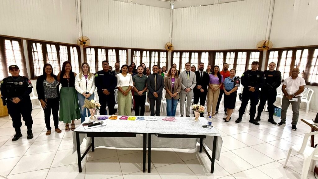 Secretaria da Mulher realiza formação da rede de atendimento, em Capixaba. Foto: Kauã Cabral/Semulher