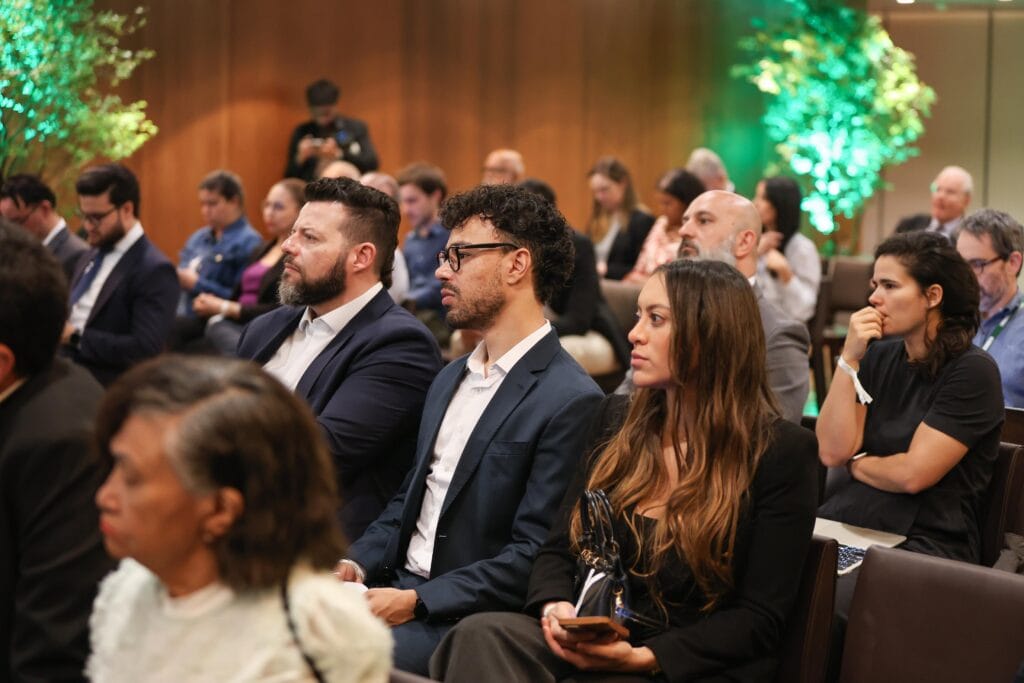 Governador falou para uma plateia formada por autoridades, especialistas, líderes empresariais e representantes da sociedade civil. Foto: Pedro Devani/Secom