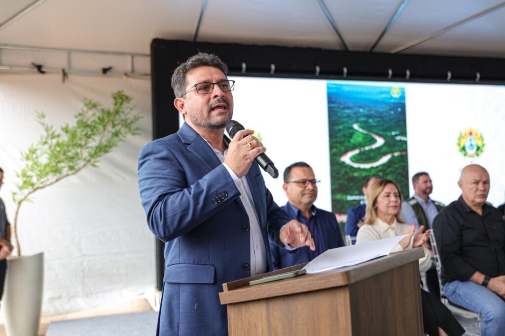 Presidente do Imac, André Hassem destaca que a presença institucional e o apoio da população têm garantido resultados satisfatórios no combate ao desmatamento. Foto: José Caminha/Secom