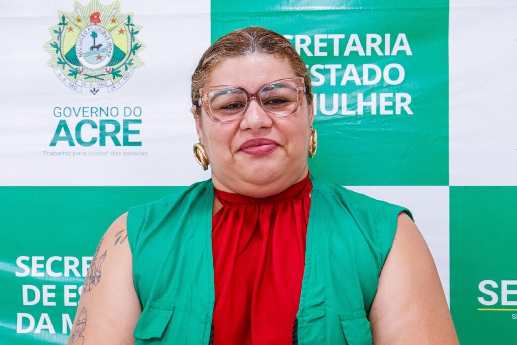 Jamaria Freitas, coordenadora do Centro de Referência de Atendimento à Mulher no Juruá. Foto: Diego Silva/Secom