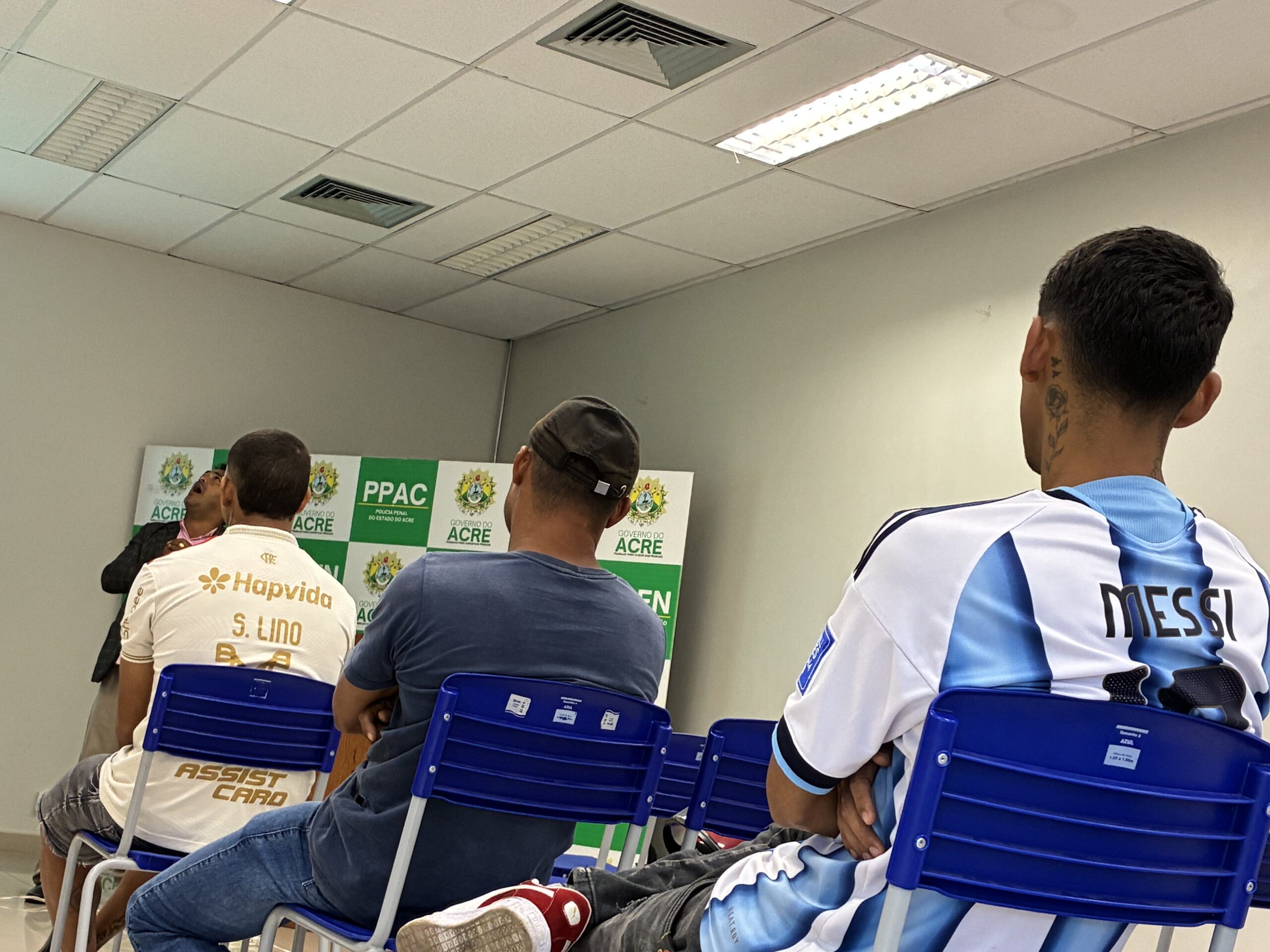 Grupo reflexivo sobre uso e abuso de drogas realizado nesta sexta-feira, 30. Foto: Diogo José/Iapen