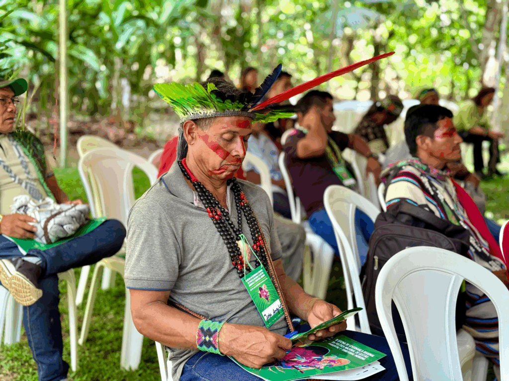 Encontro reuniu representantes indígenas do estado, além de gestores públicos, organizações indígenas e instituições parceiras. Foto: Pedro Henrique Alves/Sepi