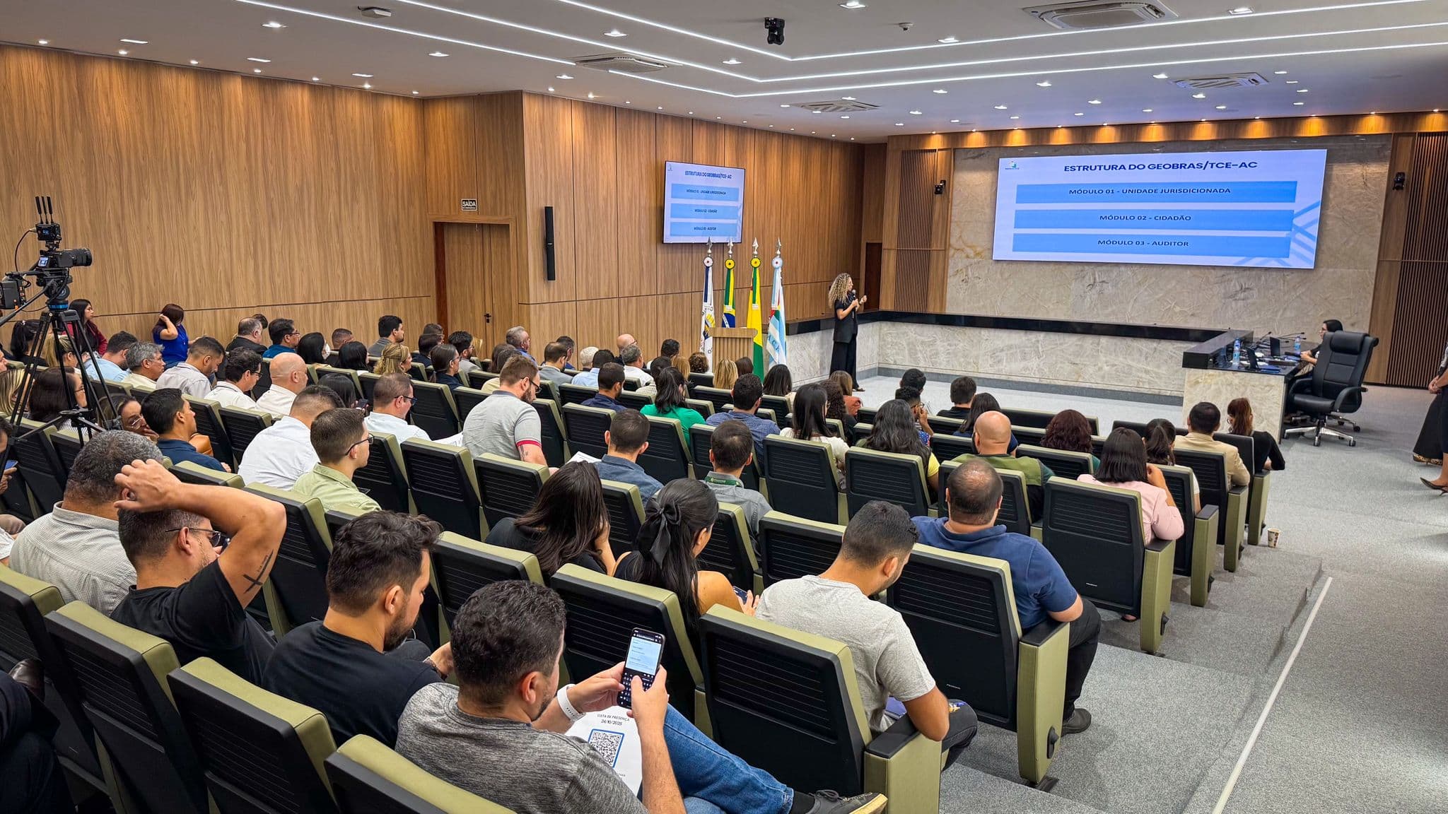 Participação do Deracre no Geobras reforça gestão eficiente e acompanhamento de obras. Foto: Thauã Conde/Deracre