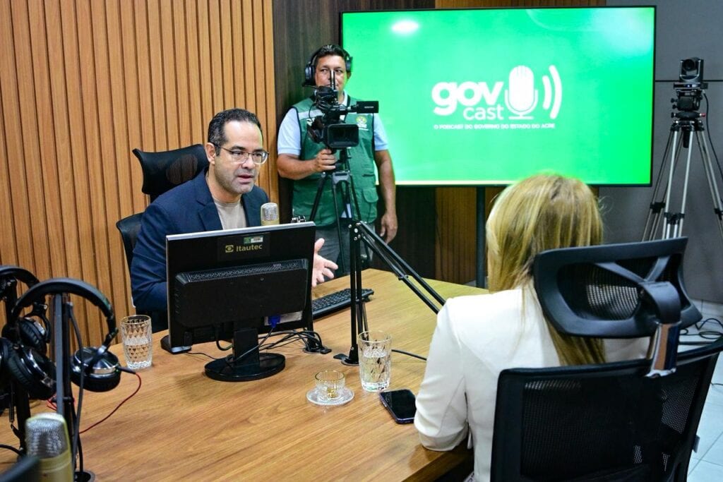 Semanalmente o GovCast trará um convidado para abordar as principais ações do governo para melhorar a vida da população. Foto: Clemerson Ribeiro/Secom
