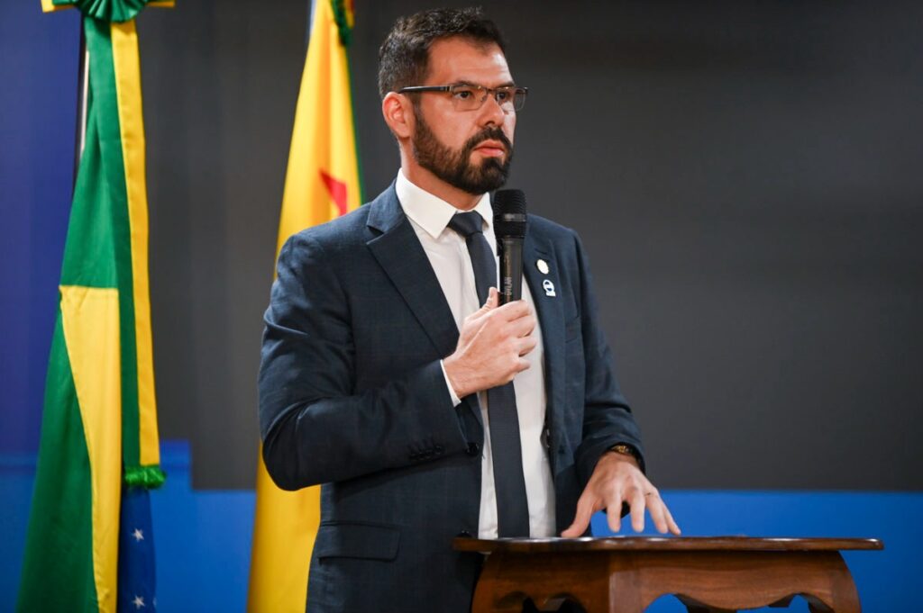 Secretário de Estado de Saúde, Pedro Pascoal, destacou o importante espaço de troca entre as instituições. Foto: Gleilson Miranda/TJAC