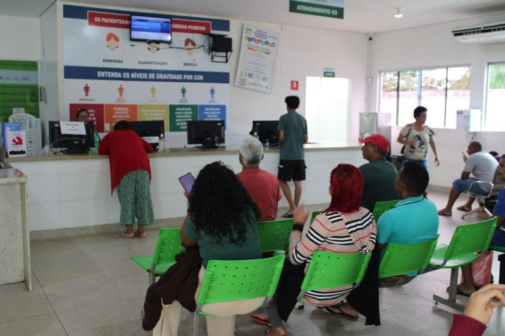 Novo fluxo de atendimento já está em funcionamento na UPA Franco Silva. Foto: Tiago Araújo/Sesacre