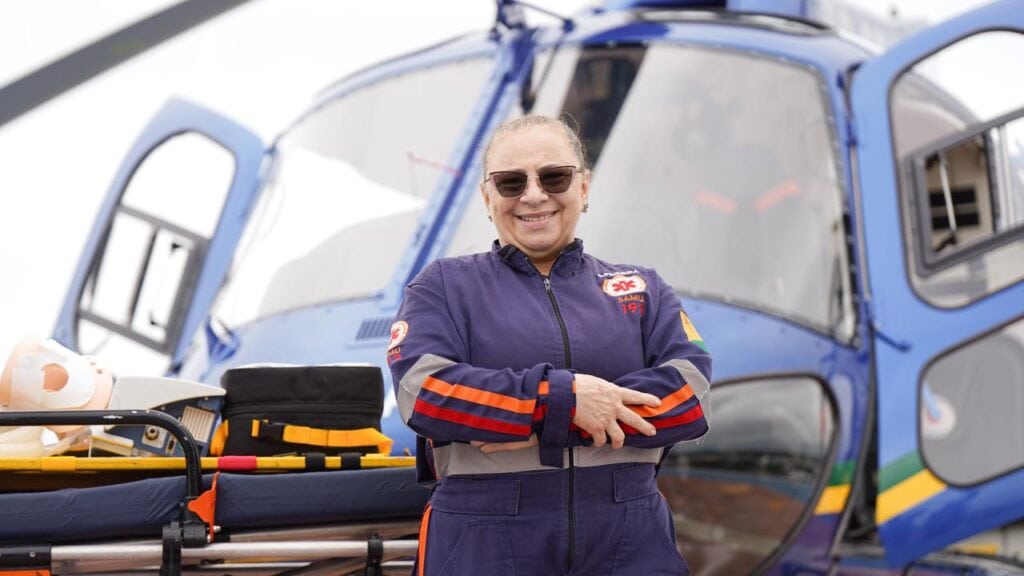 Enfermeira emergencista Solange Almeida atua há mais de 20 anos no Samu. Foto: Samuel Moura/Secom