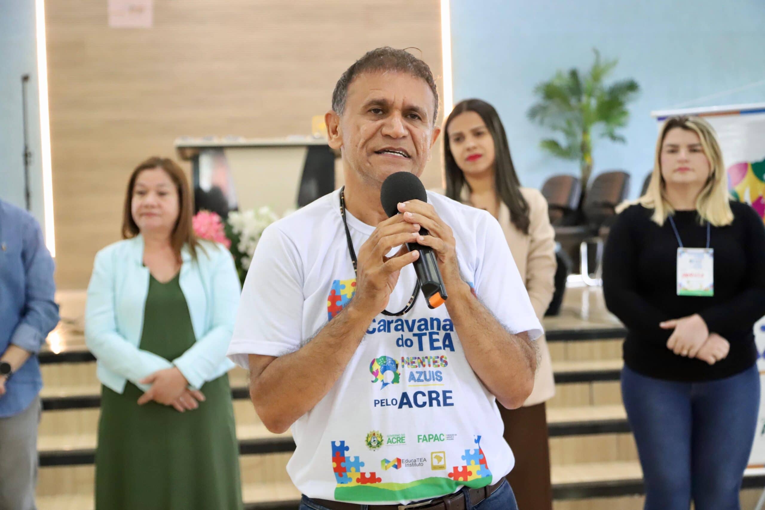 Moisés é presidente da Fapac e idealizador do Mentes Azuis. Foto: Alice Leão/Secom