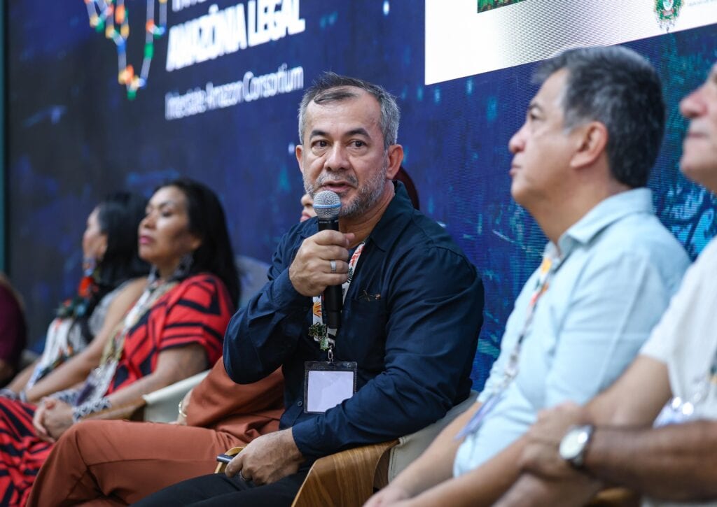 Marcos Rocha, da Seagri, destacou a politica de conservação aliada à produção. Foto: Pedro Devani/Secom