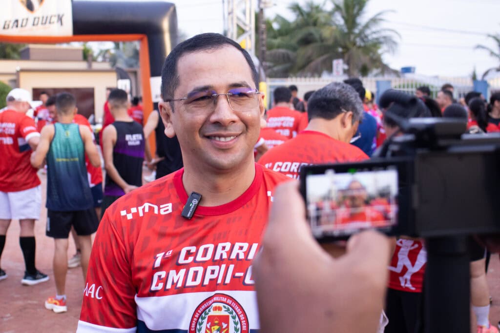 “O objetivo é integrar a comunidade escolar e fortalecer os vínculos”, destacou o Cap. Corrêa, diretor do colégio. Foto: Marcos Santos/Secom