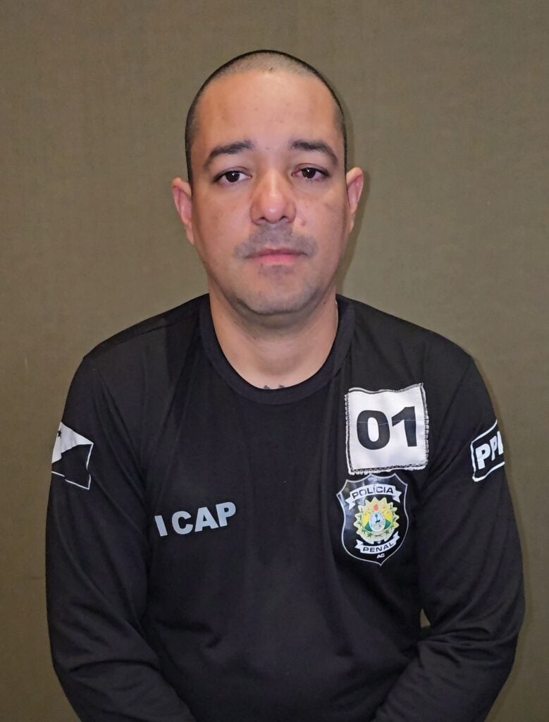 Herivelton Martins, policial penal, reassalta: “É uma oportunidade única”. Foto: Isabelle Nascimento/Iapen