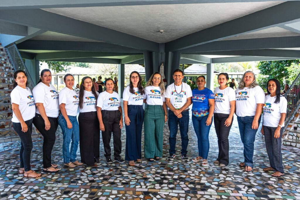 Caravana do TEA e Programa Mentes Azuis chega à região do Juruá, espalhando conhecimento, empatia e esperança para famílias que convivem com o autismo. Foto: Diego Silva/ Secom