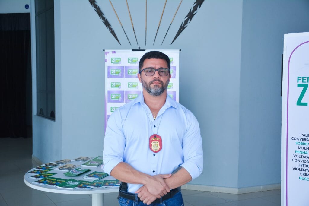 Vinícius Almeida: “Estamos agindo de forma firme para reprimir e responsabilizar aqueles que insistem em violar a lei”. Foto: Marcos Santos/ Secom