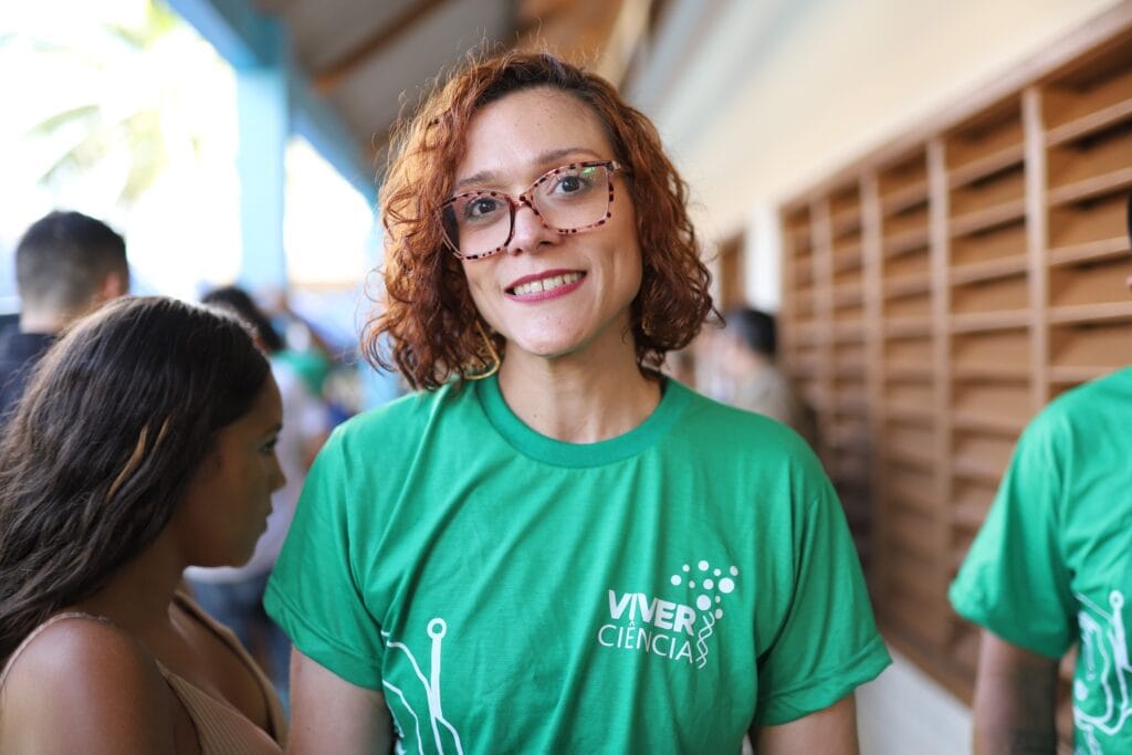 “Mostra é um espaço que transforma ideias em conhecimento e conhecimento em ação”, disse Anne Ruela, coordenadora do evento. Foto: Mardilson Gomes/SEE