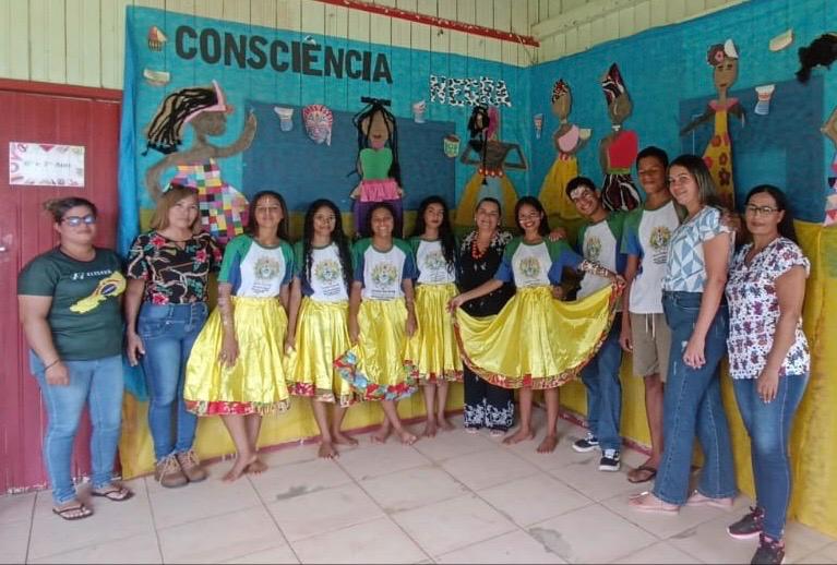 Estudantes da zona rural de Plácido de Castro apresentaram trabalhos construídos ao longo das últimas semanas. Foto: cedida