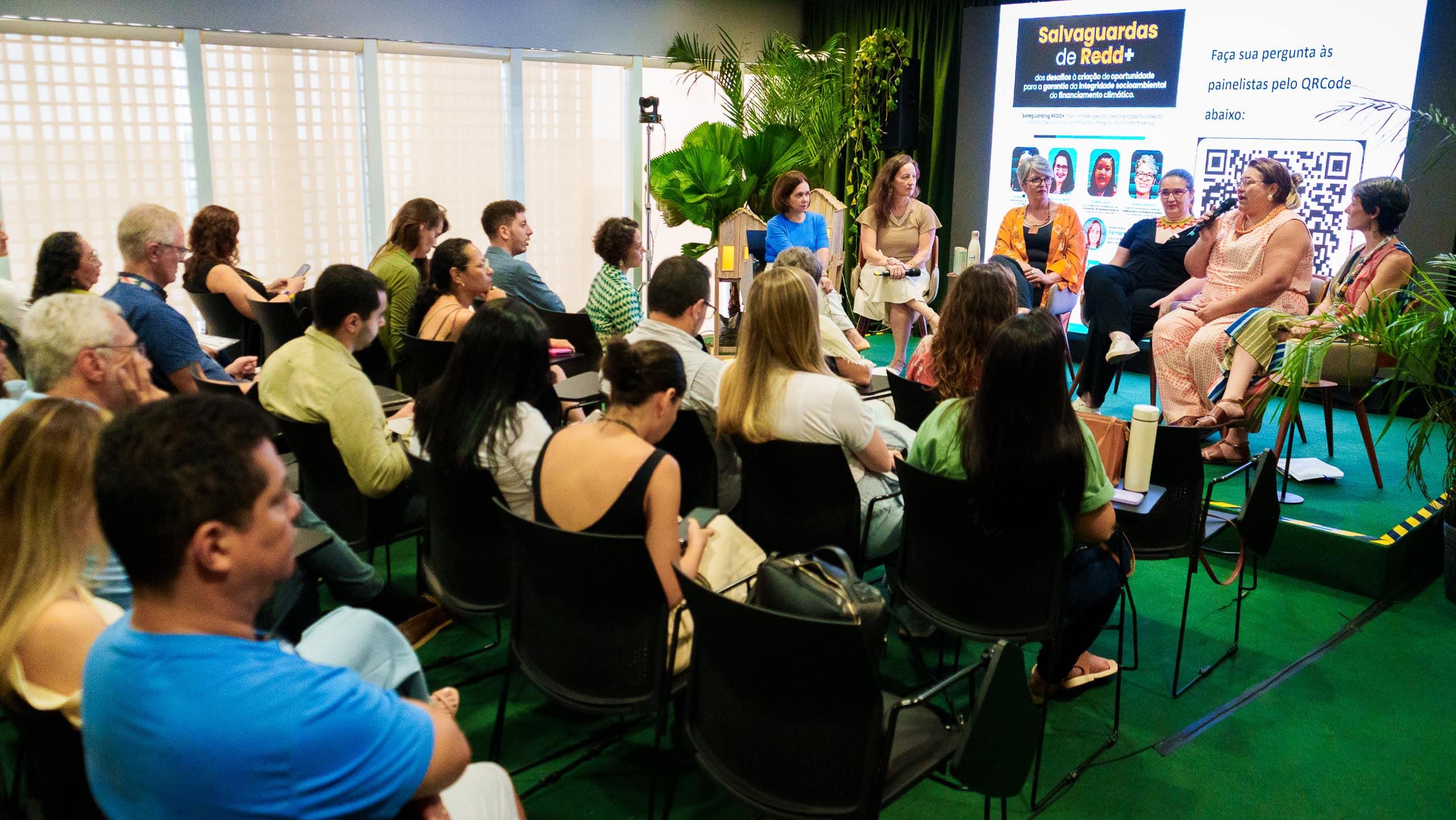 Acre apresentou a importância da governança do Sisa no processo de escuta social na construção de políticas climáticas. Foto: Uêslei Araújo/Sema