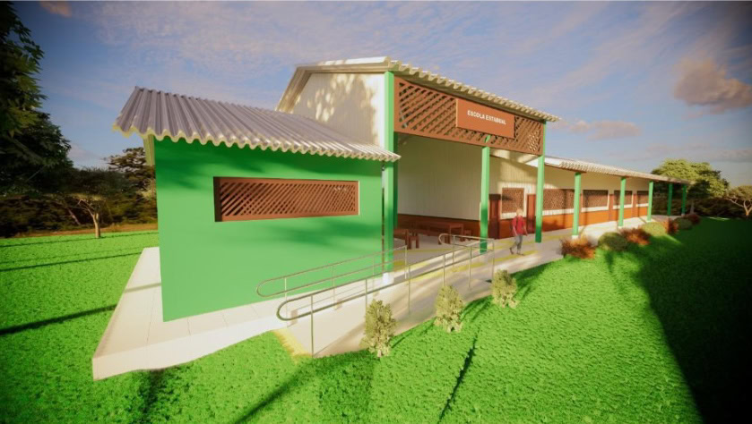 Escolas atenderão normas de acessibilidade. Imagem: Projeto SEE