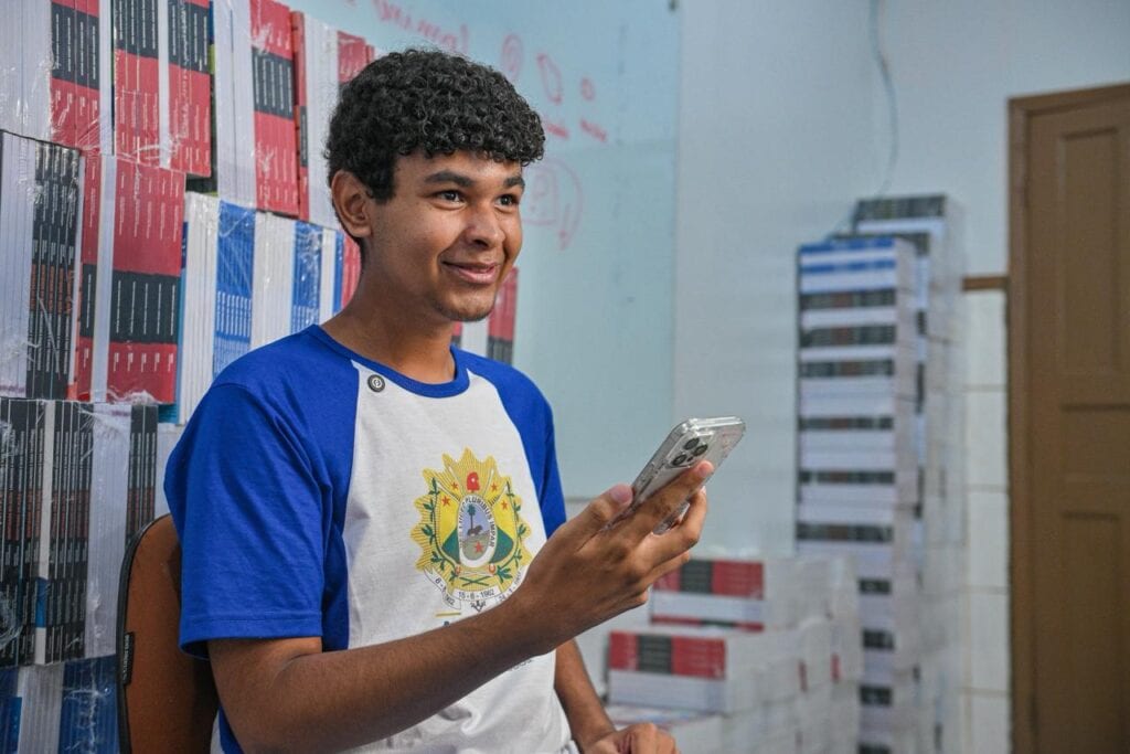 Estudantes da Escola Henrique Lima vivem a expectativa do Enem com esperança e determinação. Foto: Diego Gurgel/Secom