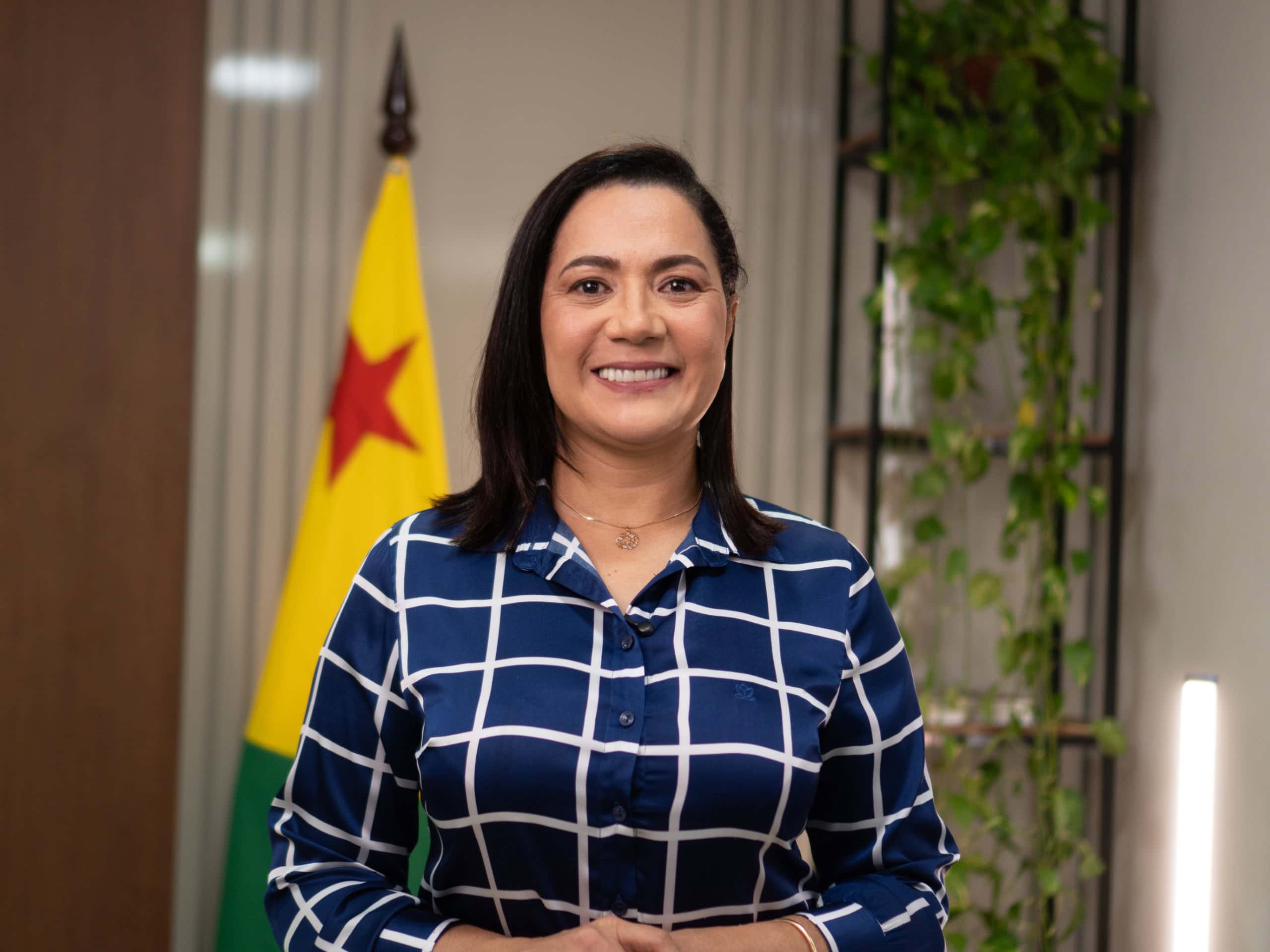 Vice-governadora Mailza: “Nosso Acre é um orgulho para todos.” Foto: Neto Lucena/Secom