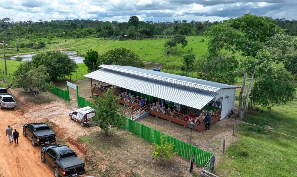 Escola é um ponto de referência na comunidade. Foto: Diego Gurgel/Secom