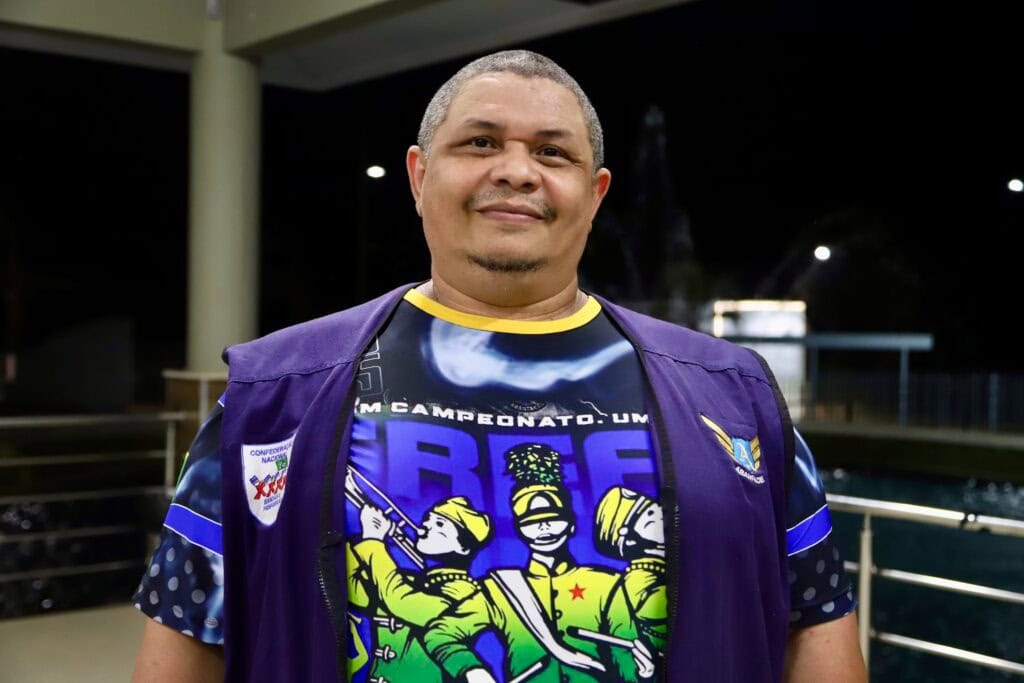 Anderson Luz, presidente da Associação de Bandas e Fanfarras do Acre, agradece apoio de todos envolvidos nesta realização. Foto: Arquivo