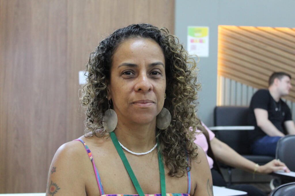 Servidora Raquel Lima: “Educação antirracista é imprescindível para o Acre e para o Brasil”. Foto: Thennyson Passos/PGE