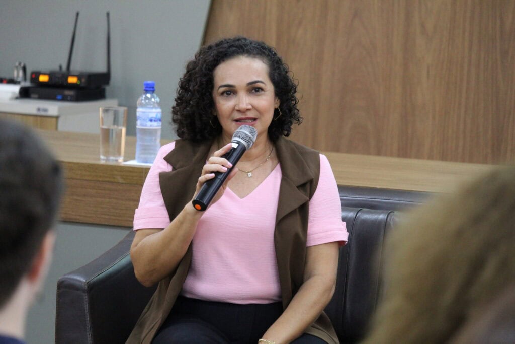 Evento foi conduzido por Nilcéia Santos, chefe da Divisão de Promoção da Igualdade Racial da SEASDH. Foto: Thennyson Passos/PGE