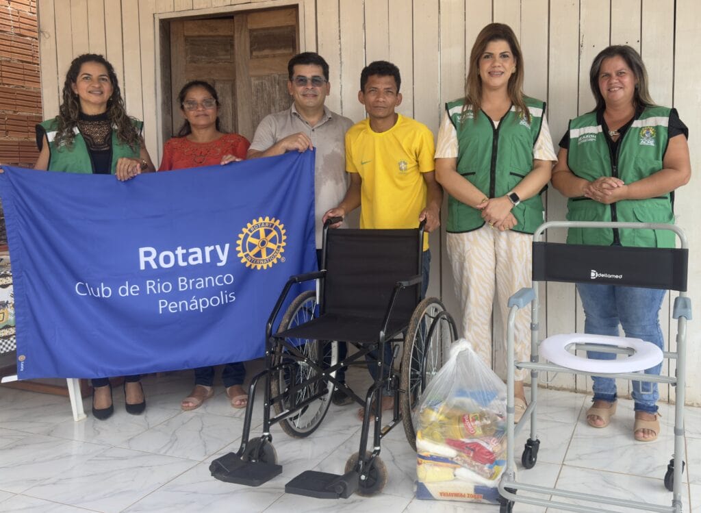 Parceria do governo do Acre com o Rotary beneficiou mais uma família no Acre. Foto: Fernando Santtos/SEASDH