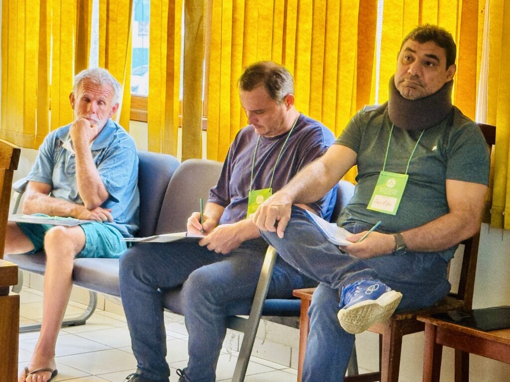 Produtores de diferentes municípios marcaram presença no treinamento. Foto: Lís Carvalho/ Secom