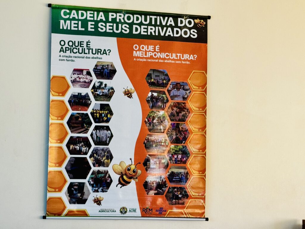 Governo do Acre promove curso para produtores de mel no Juruá. Foto: Lís Carvalho/Secom